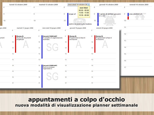 Planner settimanale